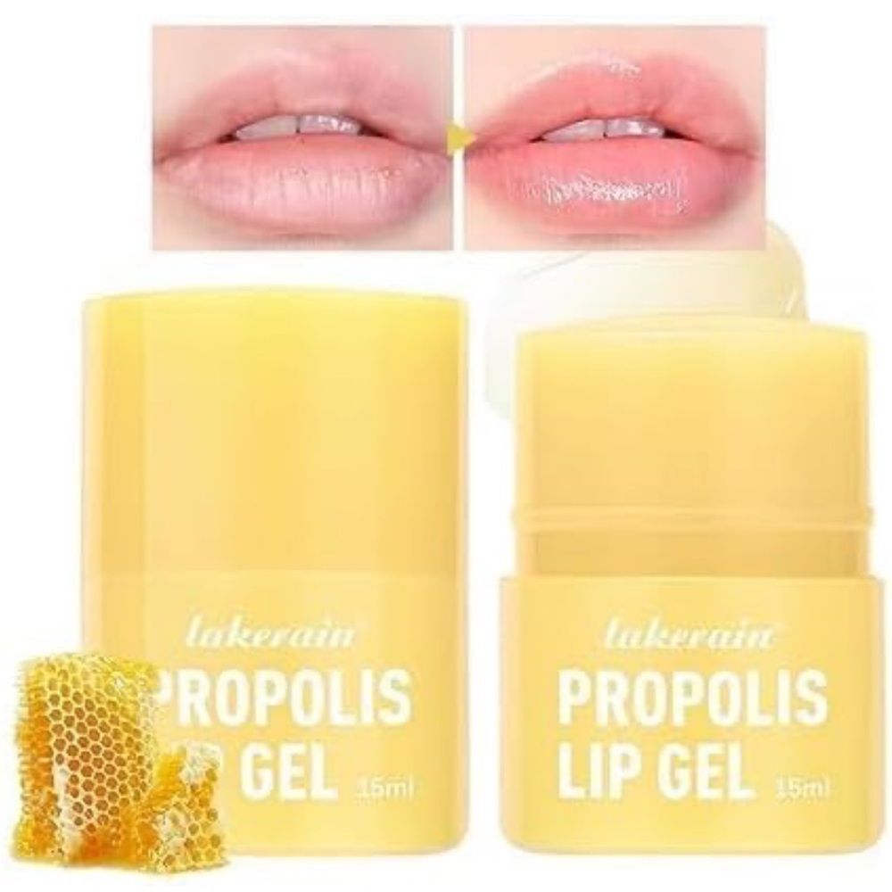 Propolis Honey Lip Butter Hydrating Overnight Lip Balm Sanitary Twister (2 Pack)